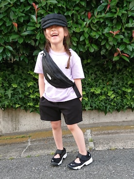 「ラベンダー」｜ Rey さん（キッズ・100cm）の春コーディネート