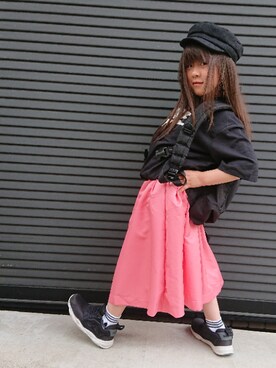 スニーカーを使った ピンクスカート の人気ファッションコーディネート 年齢 9歳以下 Wear