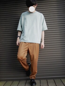 「AURALEE」｜ゆがまん☆さん（メンズ・172cm）の夏コーディネート