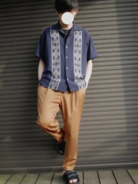 ゆがまん☆さん（メンズ・172cm）の夏コーディネート