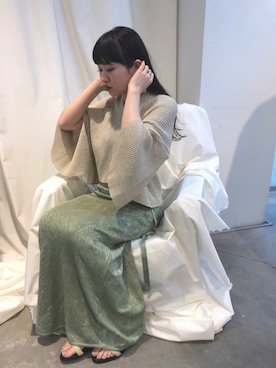 「TAN（タン）のアイテム」を使った、yunaさん（レディース・154cm）の冬コーディネート