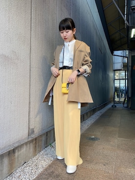 「RITO（リト）のアイテム（ジャケット/アウター）」を使った、yunaさん（レディース・154cm）の春コーディネート