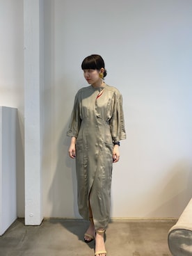 「アイテム（タンクトップ、レッド系）」を使った、yunaさん（レディース・154cm）の夏コーディネート