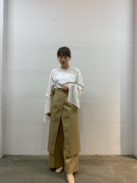 「ENFOLD（エンフォルド）のアイテム」を使った、yunaさん（レディース・154cm）の夏コーディネート