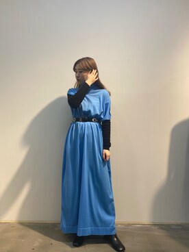 yunaさんの「MAISON EUREKA スクエアートゥショートブーツ」を使ったコーディネート