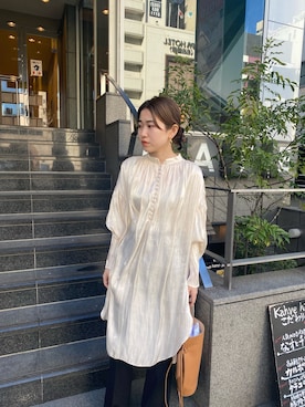 「MARROW（マロウ）のアイテム」を使った、yunaさん（レディース・154cm）の冬コーディネート