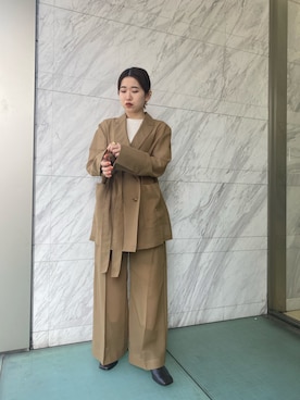 「RITO（リト）のアイテム（ジャケット/アウター）」を使った、yunaさん（レディース・154cm）の冬コーディネート