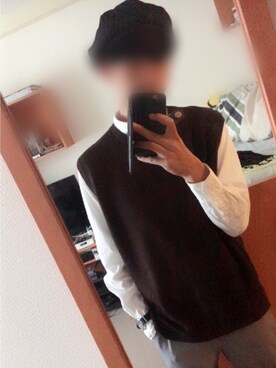 「RAGEBLUE（レイジブルー）のアイテム（その他アウター）」を使った、tomonさん（メンズ・174cm）の秋コーディネート