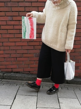 「LAURA DI MAGGIO（ローラディマッジオ）のアイテム」を使った、coko さん（レディース・154cm）の秋コーディネート