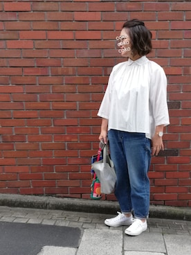 「LAURA DI MAGGIO（ローラディマッジオ）のアイテム」を使った、coko さん（レディース・155cm）の夏コーディネート