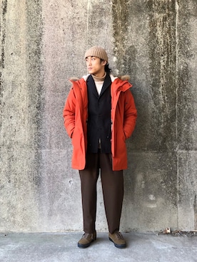 テーラードジャケットを使った 重ね着 のメンズ人気ファッションコーディネート Wear