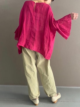 「BEARDSLEY」｜「アイテム（パンプス）」を使った、yuka5942さん（レディース・160cm）の春コーディネート