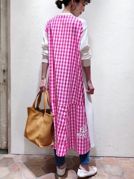 「BEARDSLEY（ビアズリー）のアイテム（ワンピース/ドレス）」を使った、yuka5942さん（レディース・160cm）の春コーディネート