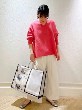 「スクエアトゥ」｜「アイテム（雑貨/ホビー）」を使った、yuka5942さん（レディース・160cm）の秋コーディネート