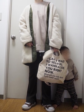 「SKKONE（スコーネ）のアイテム」を使った、miki☺︎♡さん（レディース・160cm）の冬コーディネート