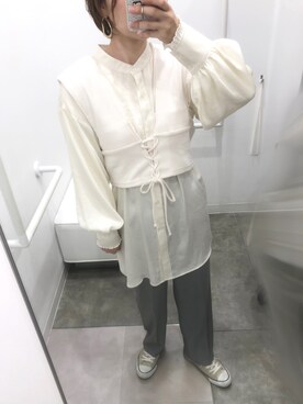 「archives e'pice（アルシーヴエピス）のアイテム」を使った、miki☺︎♡さん（レディース・160cm）の冬コーディネート