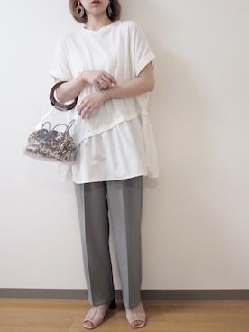 「archives e'pice（アルシーヴエピス）のアイテム」を使った、miki☺︎♡さん（レディース・160cm）の秋コーディネート