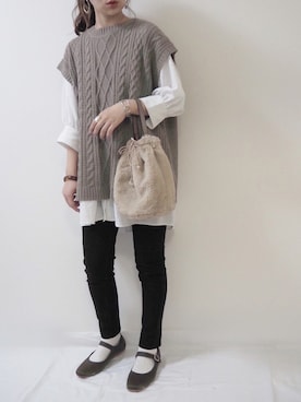 miki☺︎♡さん（レディース・160cm）の秋コーディネート