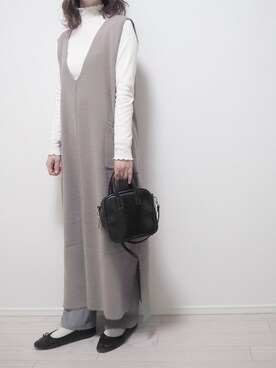「archives e'pice（アルシーヴエピス）のアイテム」を使った、miki☺︎♡さん（レディース・160cm）の冬コーディネート