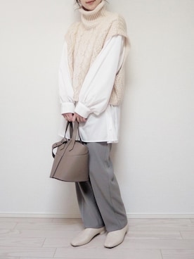 「archives e'pice（アルシーヴエピス）のアイテム」を使った、miki☺︎♡さん（レディース・160cm）の冬コーディネート