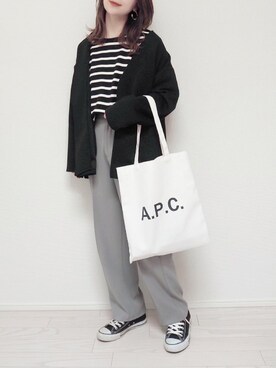 「archives e'pice（アルシーヴエピス）のアイテム」を使った、miki☺︎♡さん（レディース・160cm）の春コーディネート