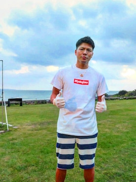 「アイテム（トップス）」を使った、Masakiさん（メンズ・175cm・30代）の春コーディネート
