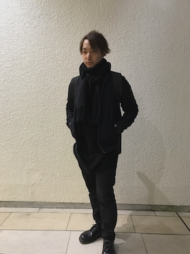 「Confirm（コンファーム）のアイテム（その他アウター）」を使った、TAKAHIROさん（メンズ・160cm）の冬コーディネート