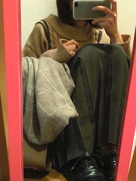 だてまきさん（レディース・158cm）の冬コーディネート