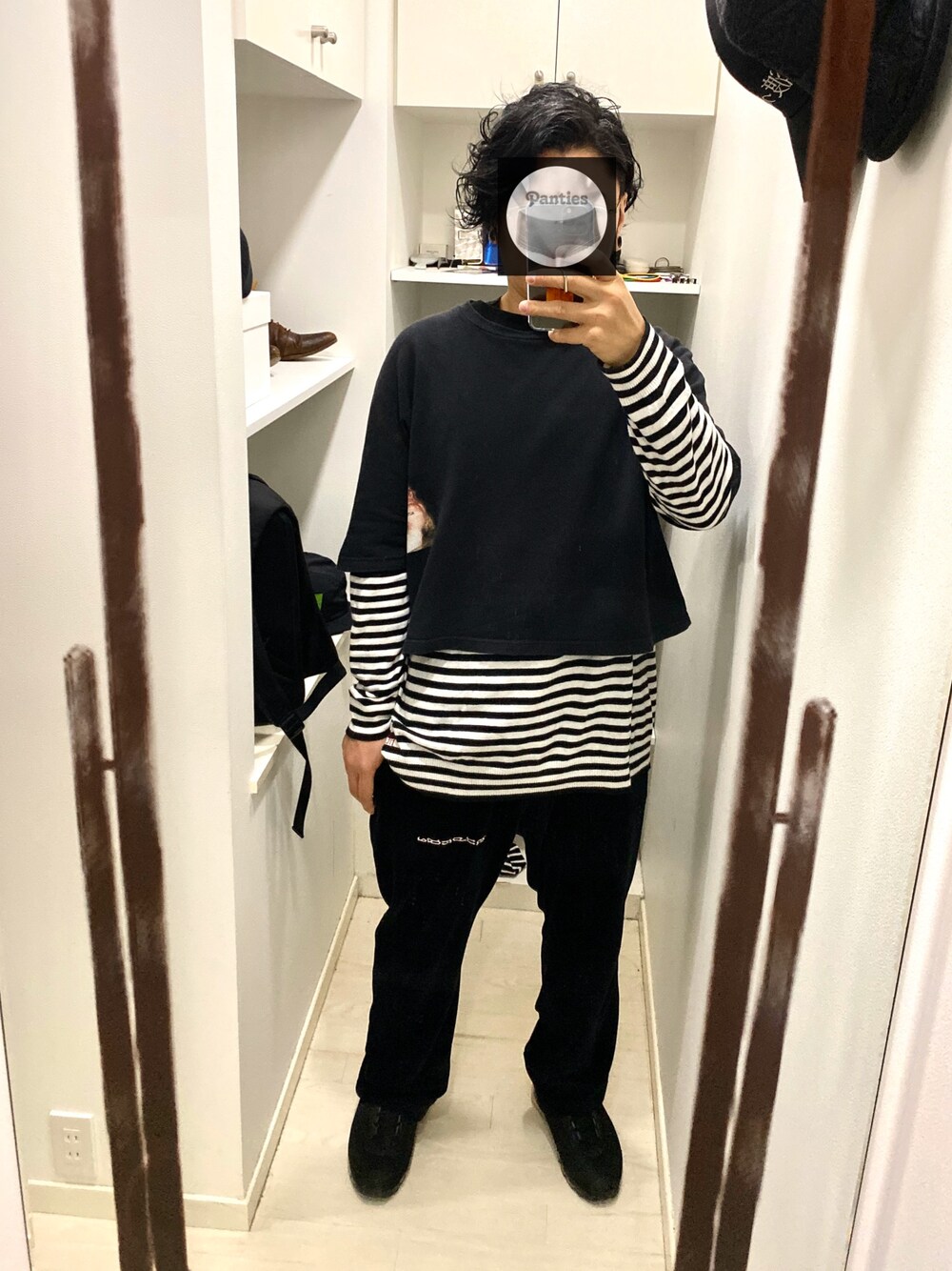 SUB-AGE.（サベージ）の「SUB-AGE. BORDER CREW KNIT(18SS-SAKT-02 