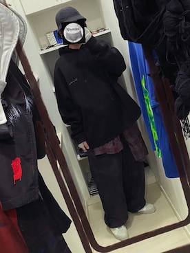 「SUB-AGE.（サベージ）のアイテム（トップス）」を使った、iinioiさん（メンズ・170cm）の春コーディネート