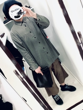 「mitake（ミタケ）のアイテム（帽子）」を使った、iinioiさん（メンズ・170cm）の春コーディネート