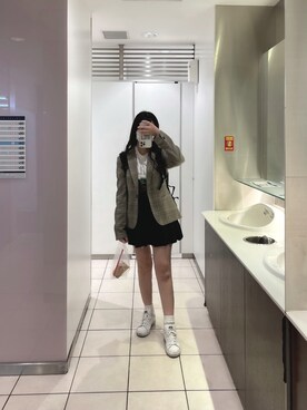 「me（ミイ）のアイテム」を使った、りんたんさん（レディース・152cm）の春コーディネート