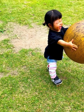 まるがおさん（キッズ・80cm）の春コーディネート