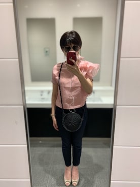 「Ted Baker（テッドベーカー）のアイテム（トップス）」を使った、yumikeさん（レディース・168cm）の夏コーディネート