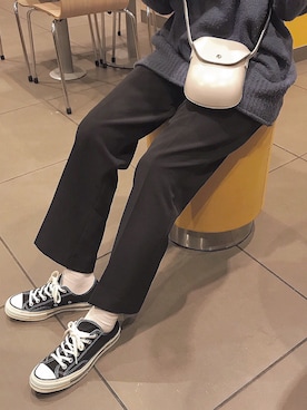 「2018マイベストコーデ」｜「アイテム（スラックス）」を使った、m o …さん（レディース・162cm）の冬コーディネート