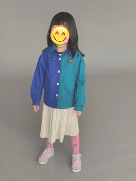 「TYAKASHAのアイテム（ジャケット/アウター）」を使った、ppppppppinkさん（キッズ・110cm）の秋コーディネート