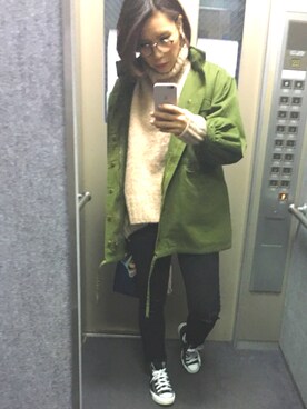 mitsuoさん(レディース・161cm)の冬コーディネート
