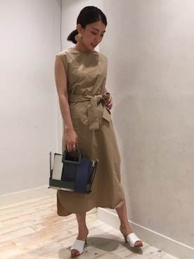 「abahouse」｜「アイテム（ワンピース/ドレス）」を使った、知名 エリカさん（レディース・151cm）の夏コーディネート