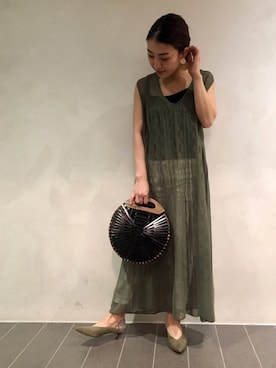 知名 エリカさん（レディース・151cm）の夏コーディネート