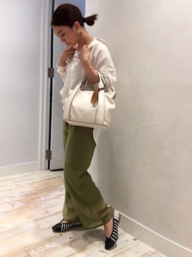 「interstaple」｜知名 エリカさん（レディース・151cm）の夏コーディネート