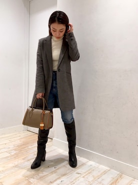 「interstaple」｜知名 エリカさん（レディース・151cm）の秋コーディネート