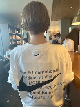 「nikeコーデ」｜mryさん（レディース・163cm）の春コーディネート