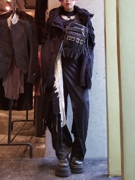 「KMRii」｜「アイテム（ブルゾン）」を使った、あやさん（レディース・170cm）の秋コーディネート