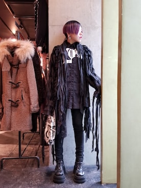 あやさん（レディース・170cm）の冬コーディネート