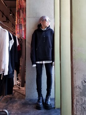 「Azuma.（アズマ）のアイテム（トップス）」を使った、あやさん（レディース・170cm）の春コーディネート