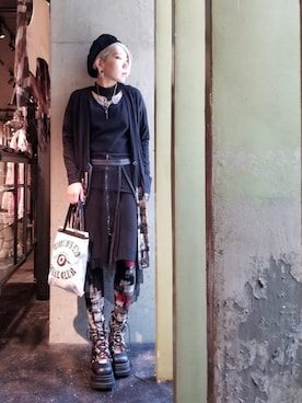 「KMRii」｜「アイテム（アクセサリー）」を使った、あやさん（レディース・170cm）の春コーディネート