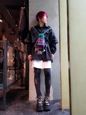 「CAVIALE（カビアーレ）のアイテム」を使った、あやさん（レディース・170cm）の春コーディネート