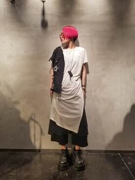 「KMRii」｜「アイテム（アクセサリー）」を使った、あやさん（レディース・170cm）の春コーディネート