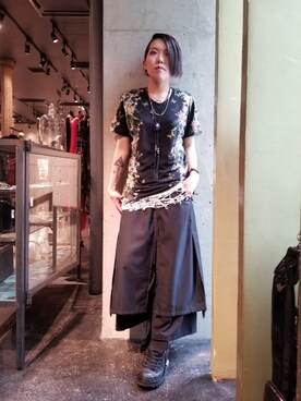 「KMRii」｜「アイテム（アクセサリー）」を使った、あやさん（レディース・170cm）の夏コーディネート