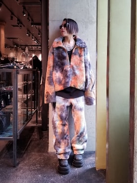 「A.A.Spectrum（エーエースペクトラム）のアイテム（パンツ）」を使った、あやさん（レディース・170cm）の秋コーディネート